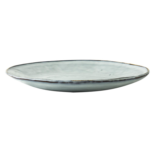 Dutch rose organic bord ã¸26,5cm blauw doos a 4 stuks