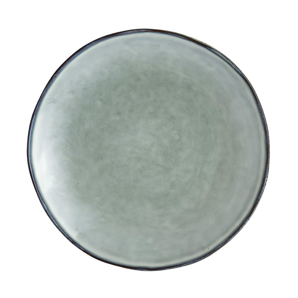 Dutch rose organic bord ã¸26,5cm blauw doos a 4 stuks