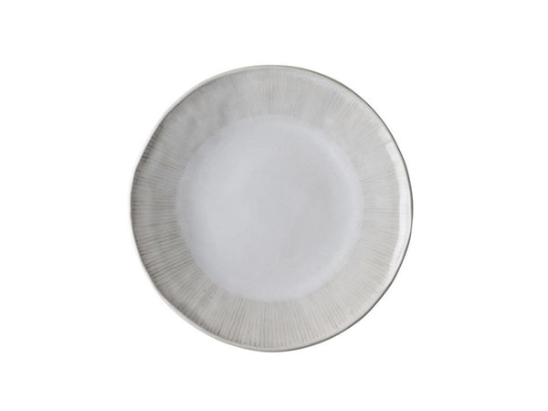 Dutch rose organic bord ø21,5cm wit doos a 4 stuks