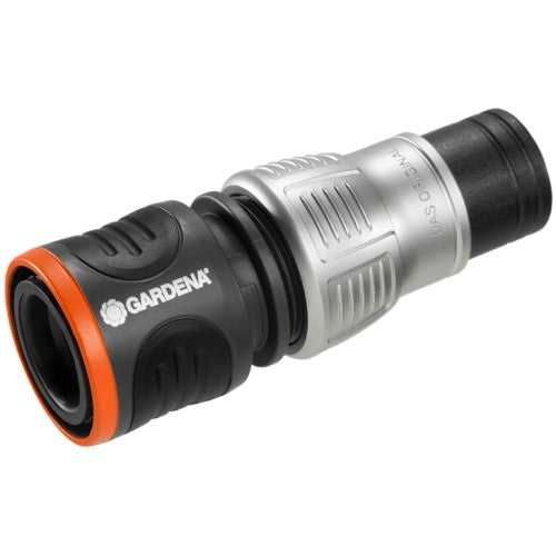 Gardena premium waterstop 13 mm (1 2 ) – 15 mm (5 8 ) slangstuk (grijs zilver, 18253-20)