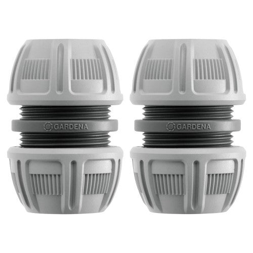 Gardena reparatieset 13 mm (1 2 ) slangstuk (grijs, 18280-20, 2 stuks)