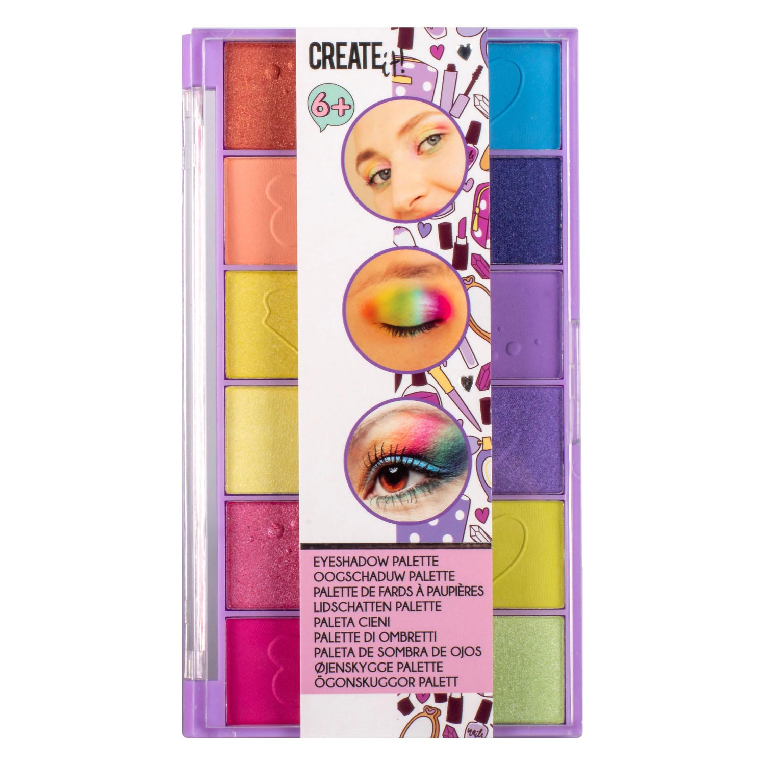 Creëer het! Beauty Oogschaduw Palette, 12 Kleuren!