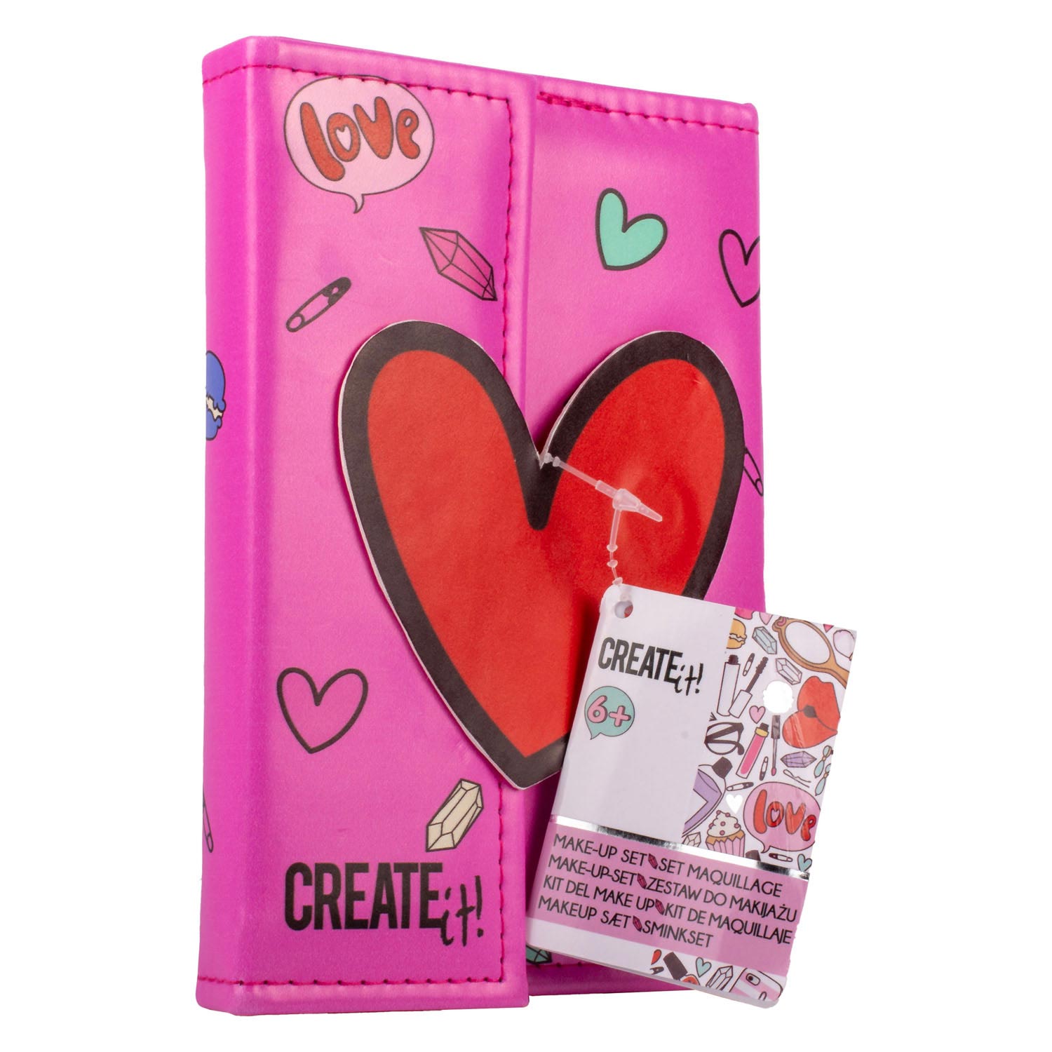 Creëer het! Beauty Make-Up Boek Magneetsluiting