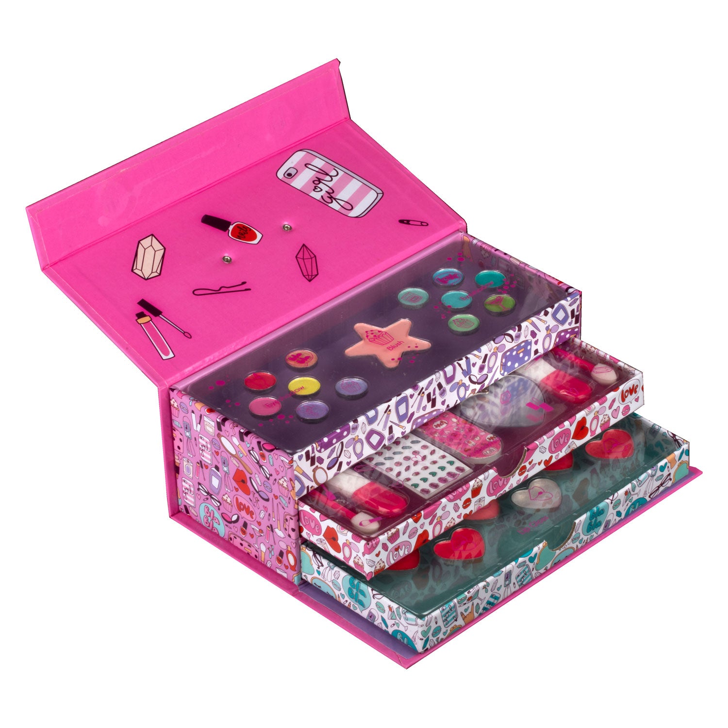 Maak het! Beauty Beautycase 3 Laags