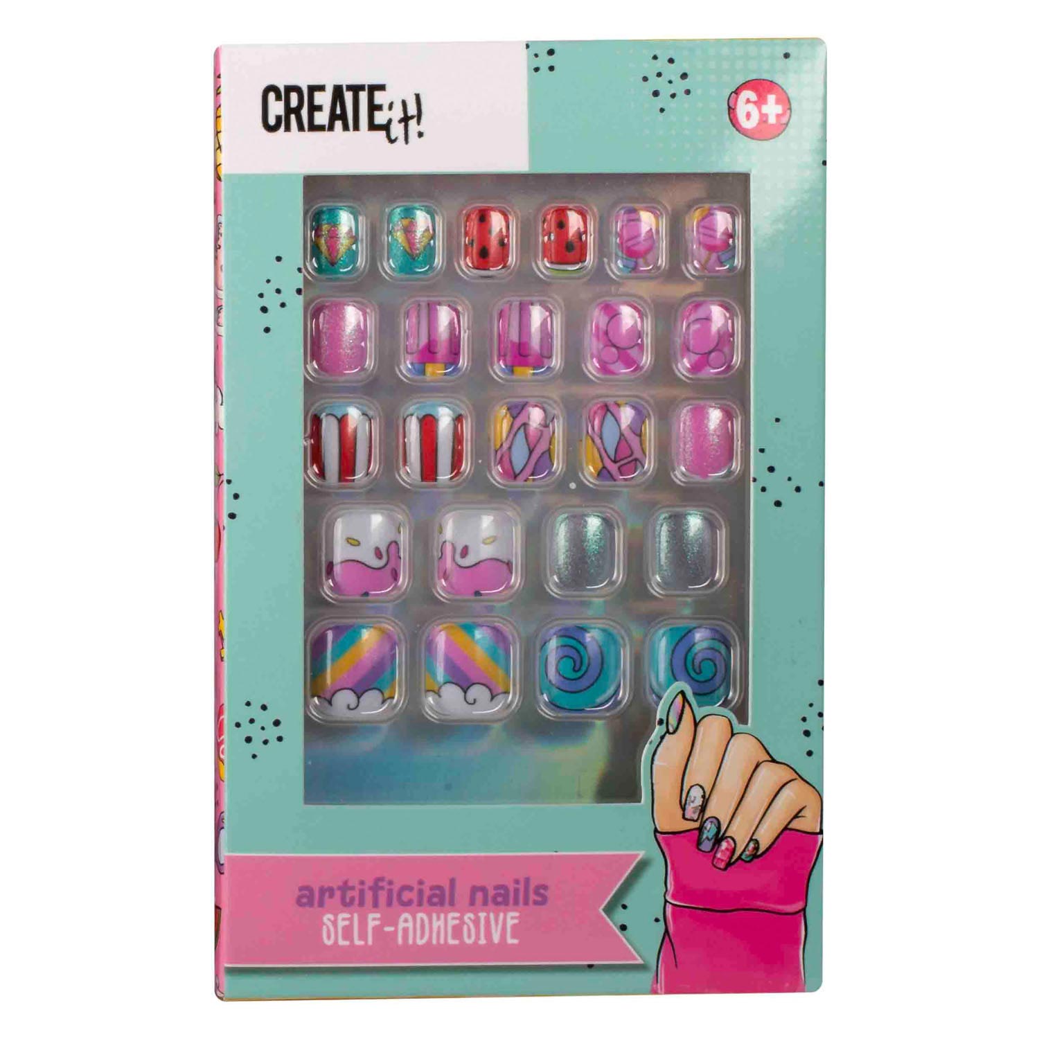 Creëer het! Candy Explosion Kunstnagels stevig