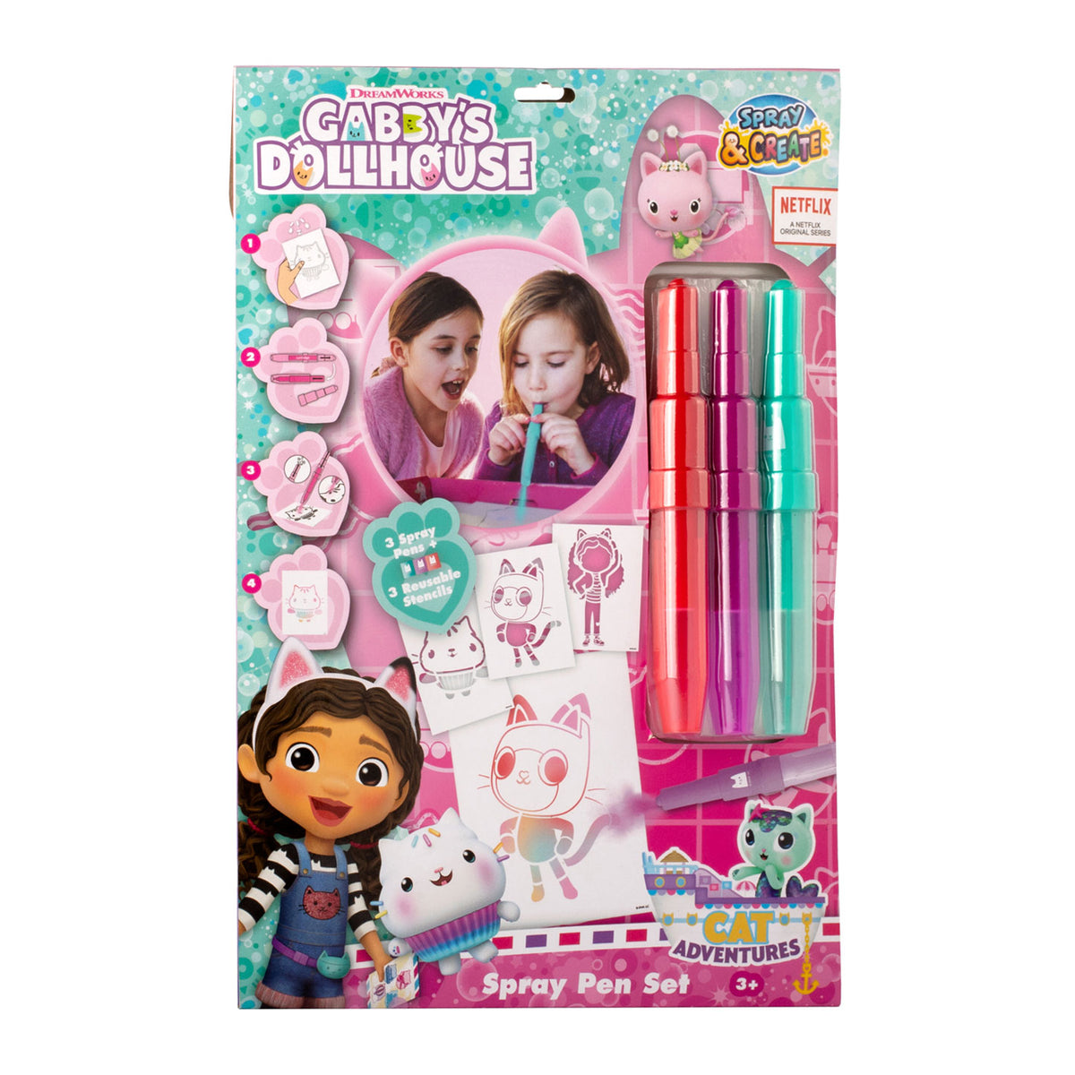 No brand Gabby's Dollhouse blow pens set
