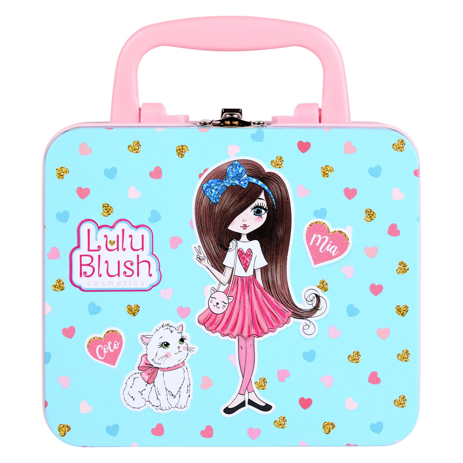 Canenco lulu blush make-upset in tinnen koffer