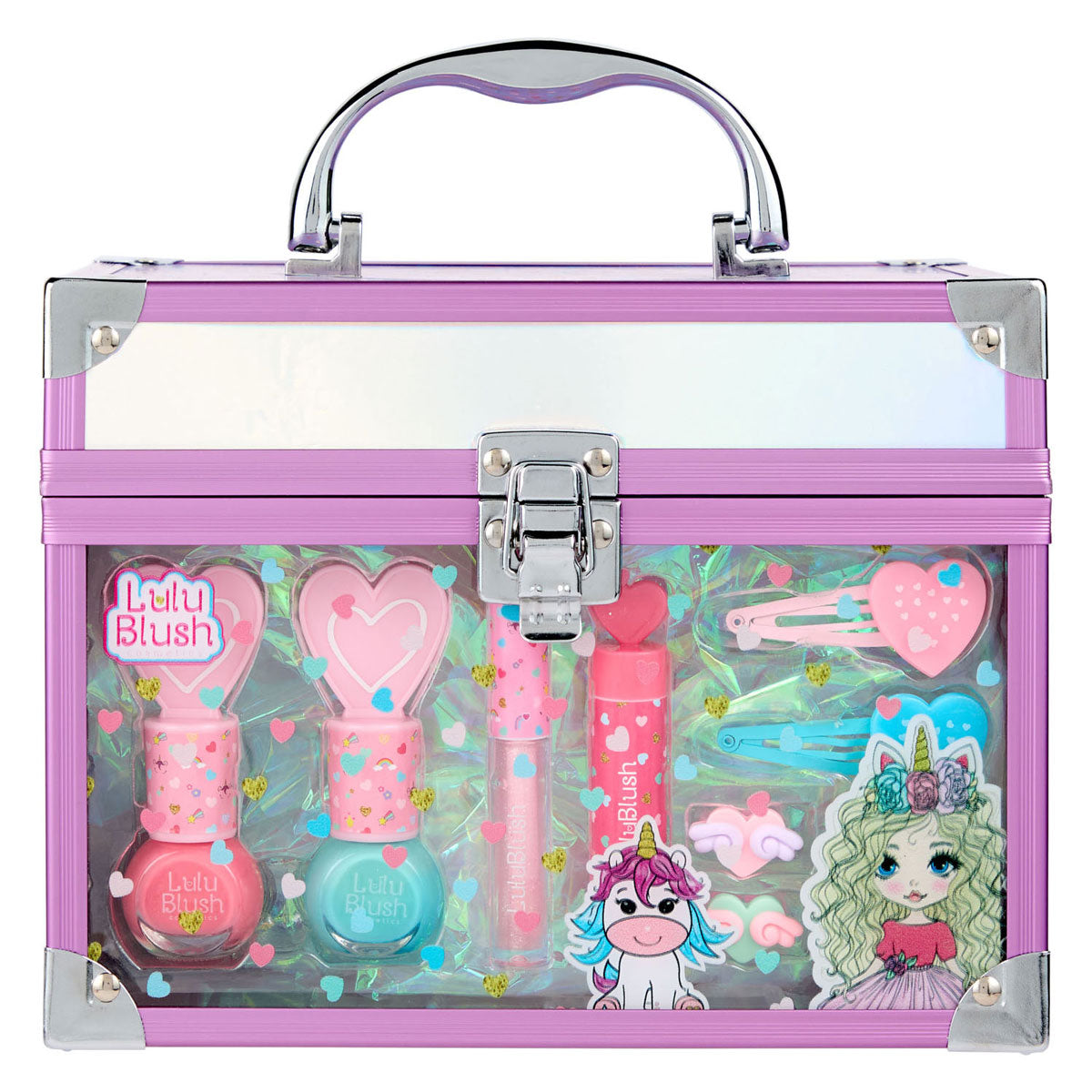 Canenco lulu blush make-up koffer transparant