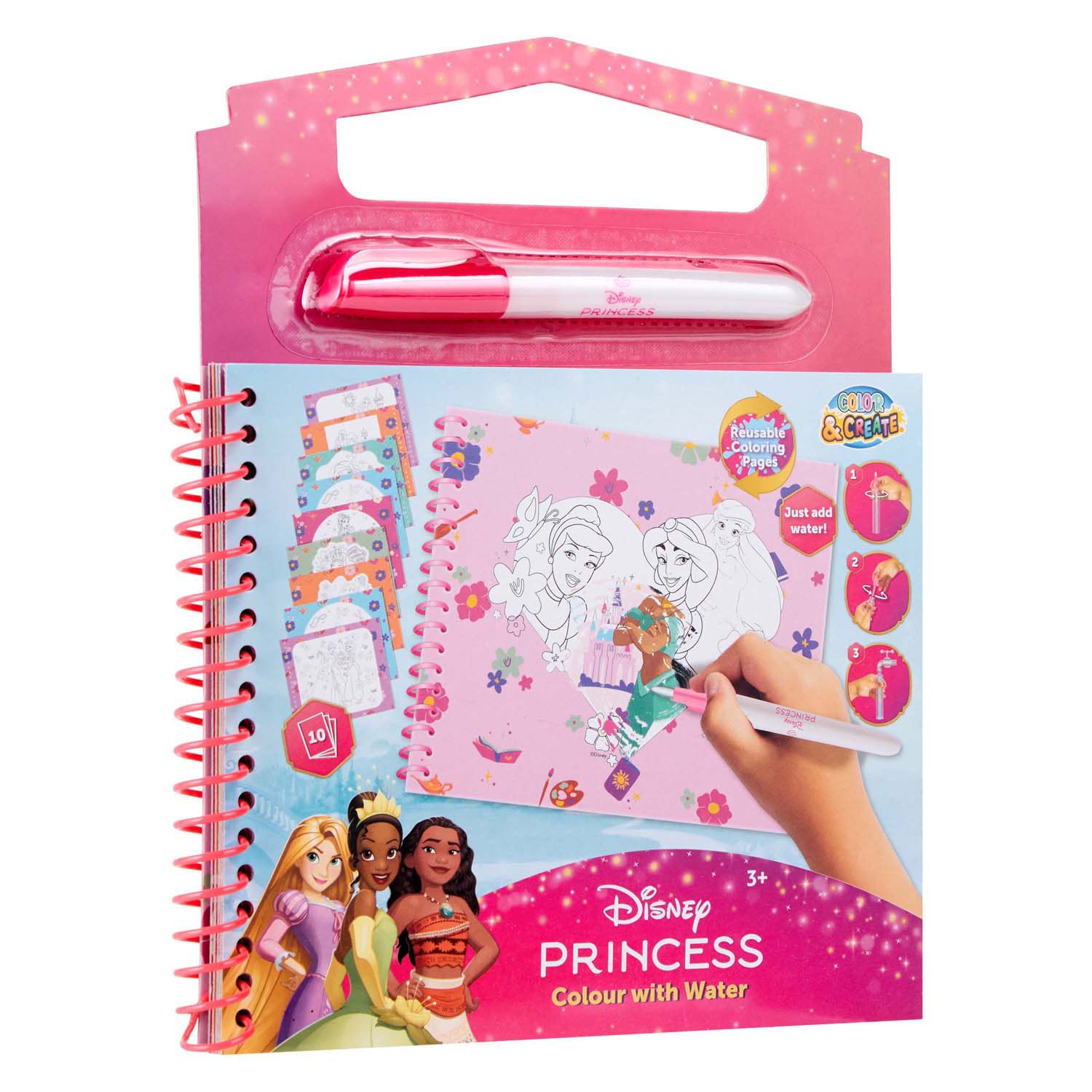 Canenco disney prinses aquarelboek