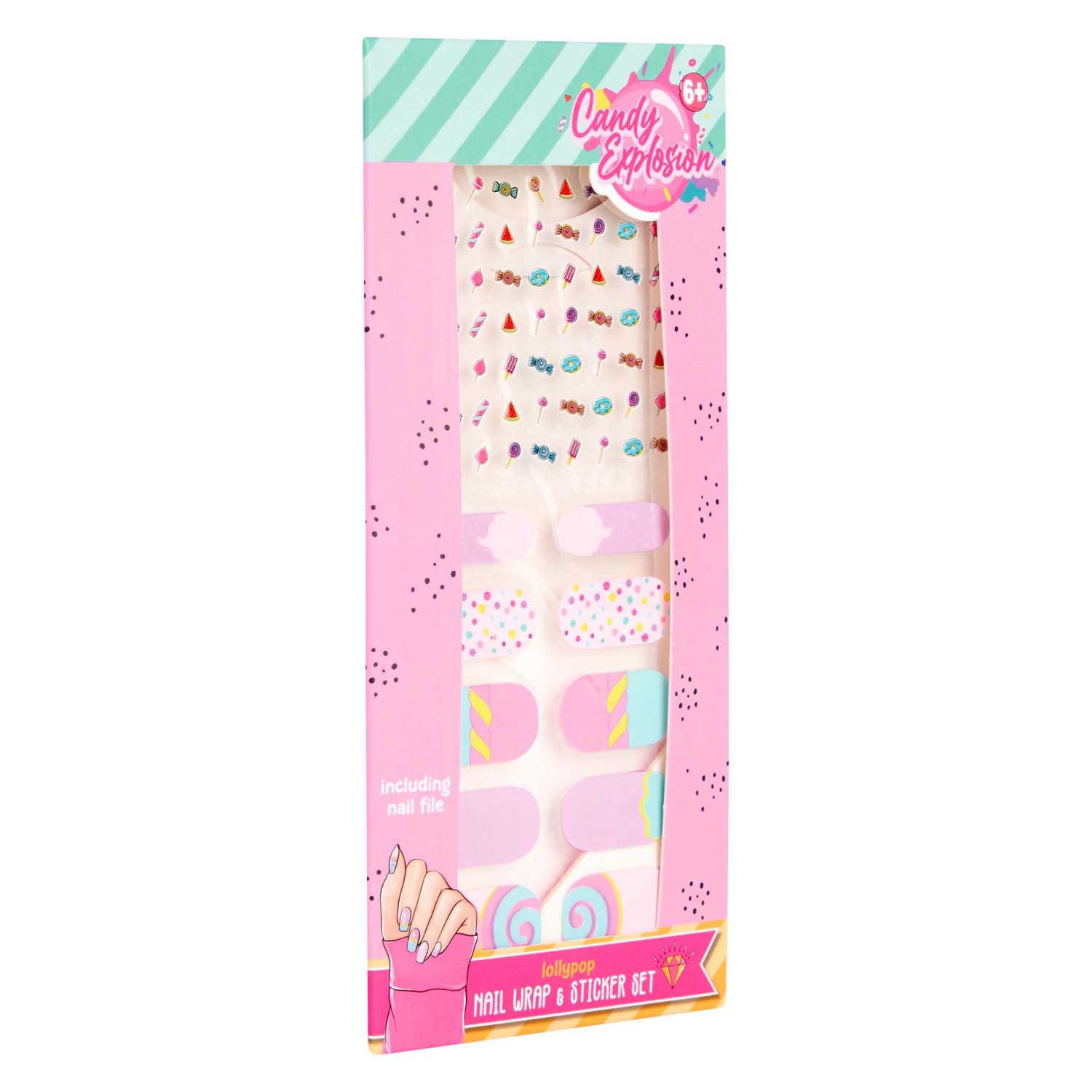 Canenco create it! candy explosion nagelstickers creatie set
