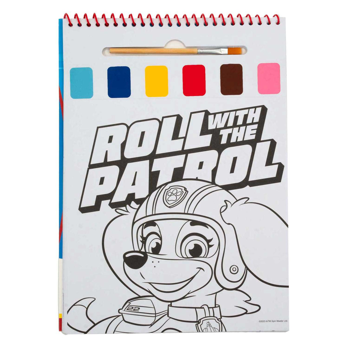 Canenco paw patrol water verfset boek - incl kwast
