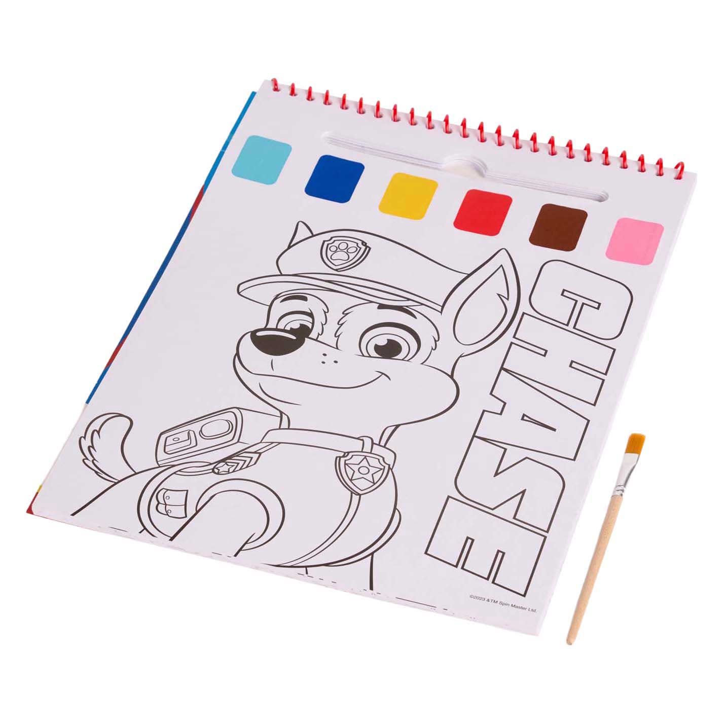 Paw Patrol waterverfset boek