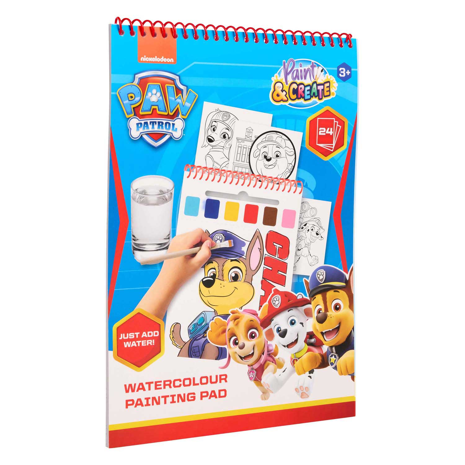 Paw Patrol waterverfset boek