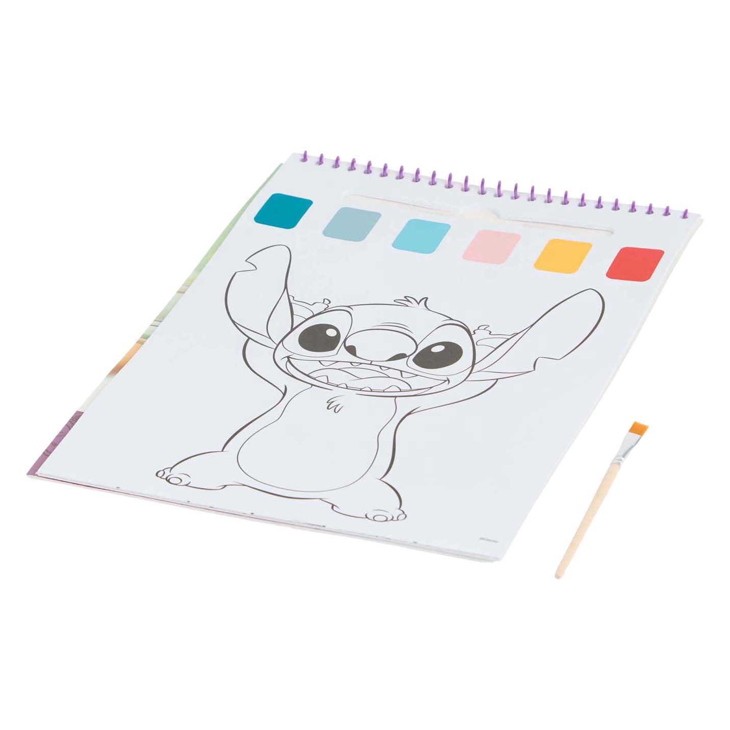 Disney stitch aquarel kleurboek