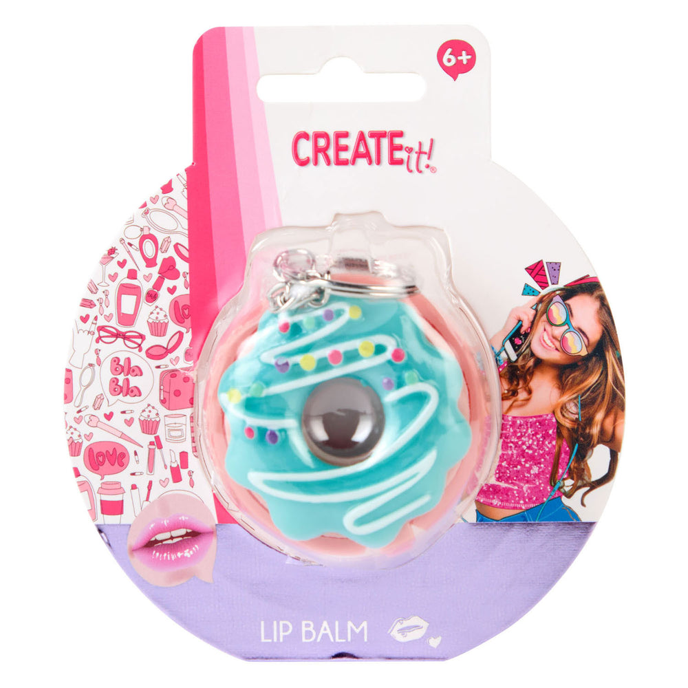 Canenco create it! donut lipbalsem sleutelhanger