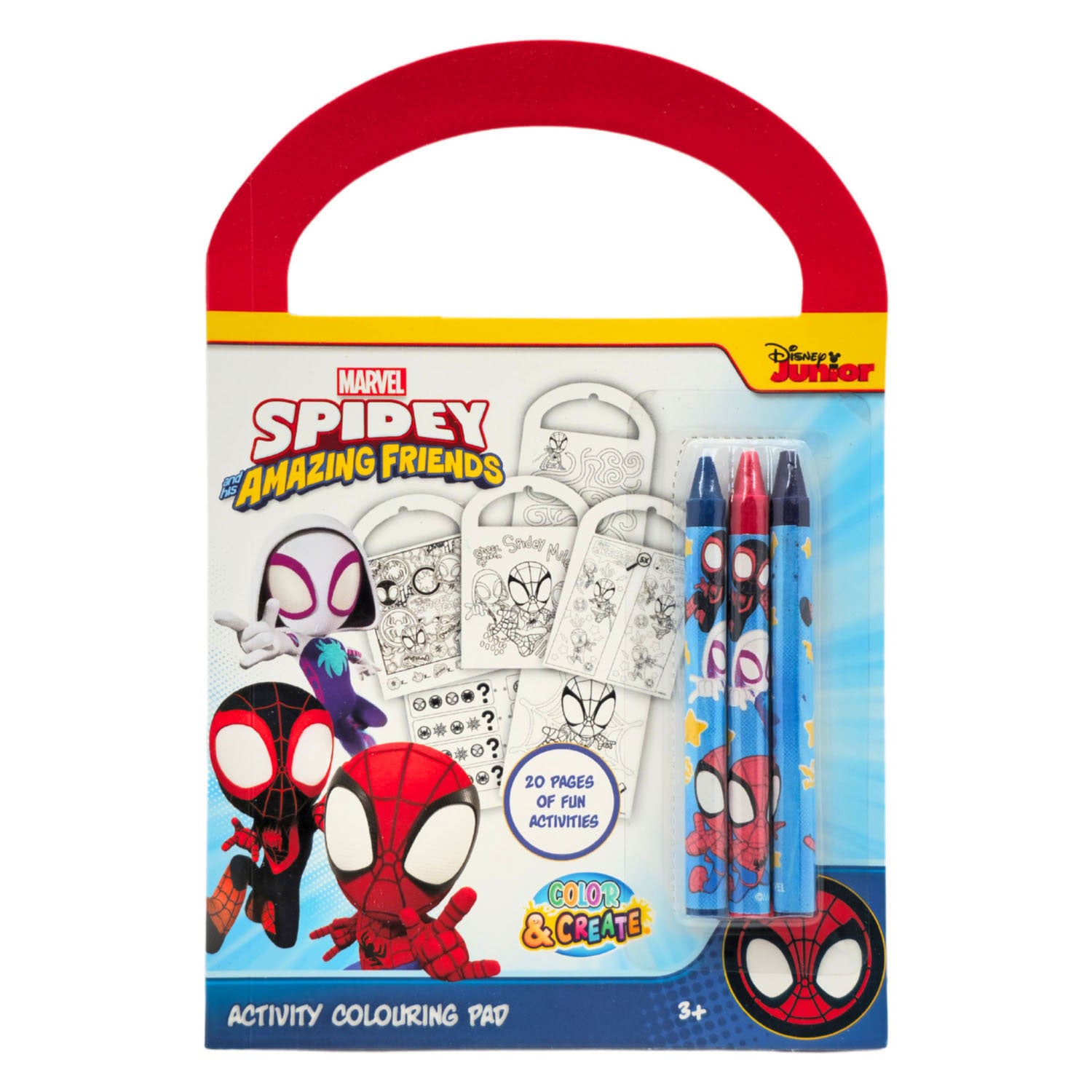 Canenco spidey activiteitenboek - incl. 3 kleurpotloden
