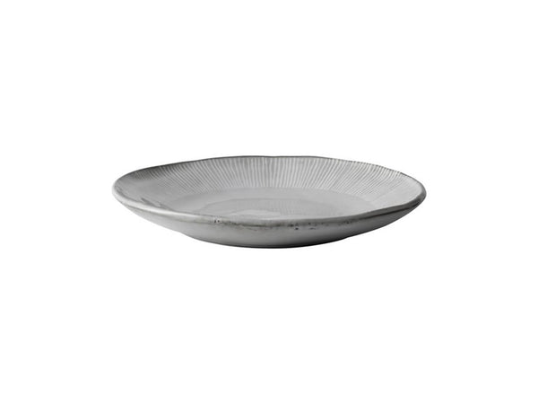 Dutch rose organic bord ø21,5cm licht grijs doos a 4 stuks