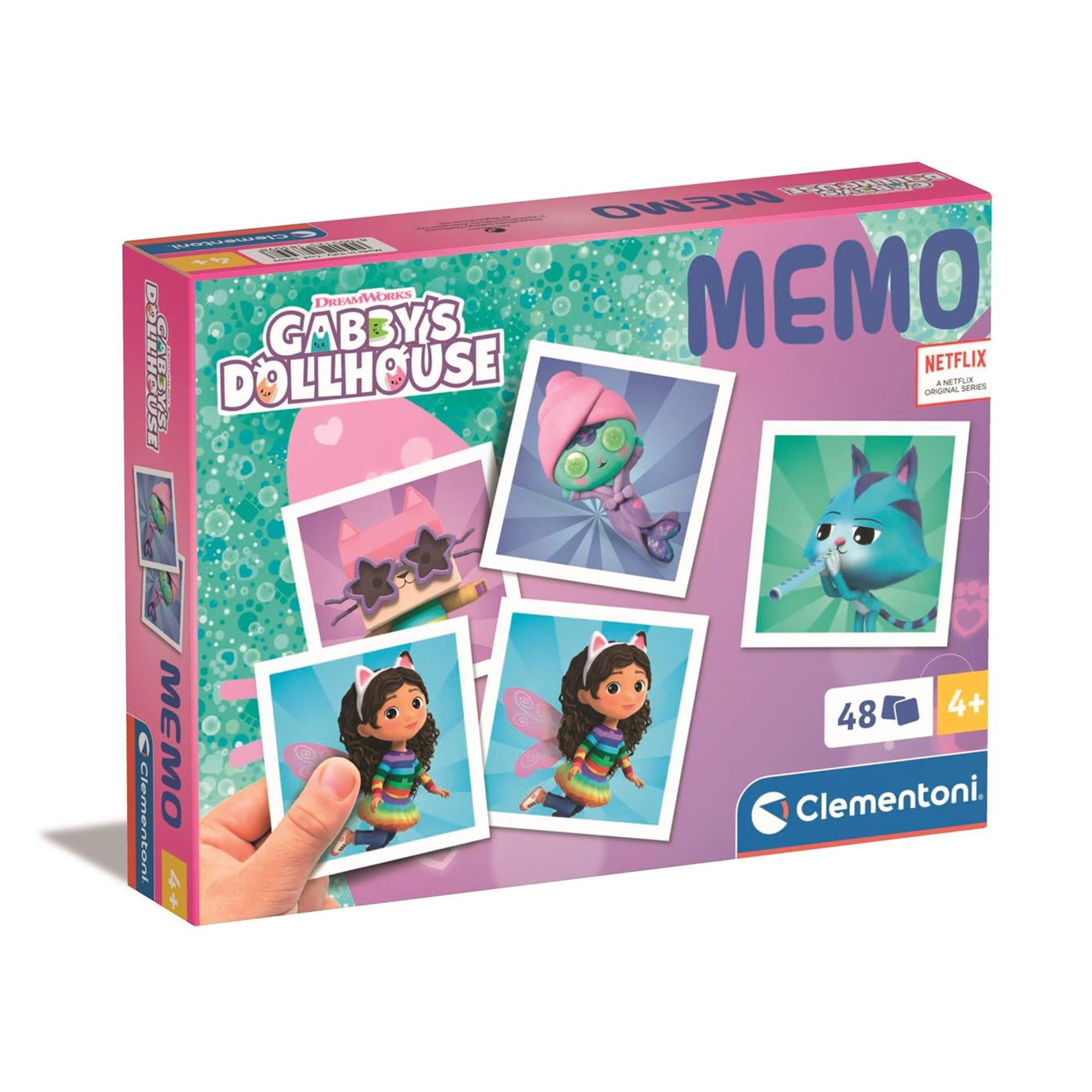 Clementoni memospel gabby's poppenhuis