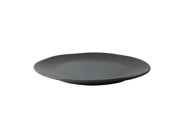 Dutch rose velvet bord plat ø20,5cm mat zwart 4st