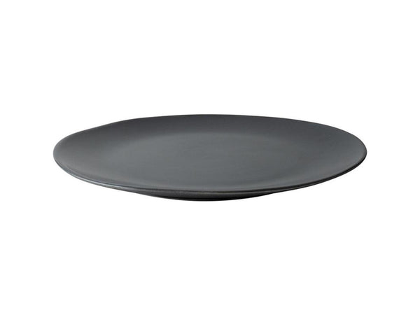 Dutch rose velvet bord plat ø26,5cm mat zwart 4st