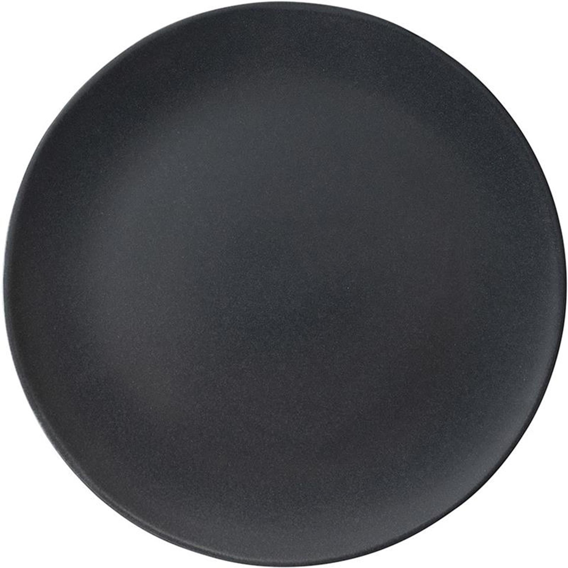 Dutch rose velvet bord plat ø26,5cm mat zwart 4st