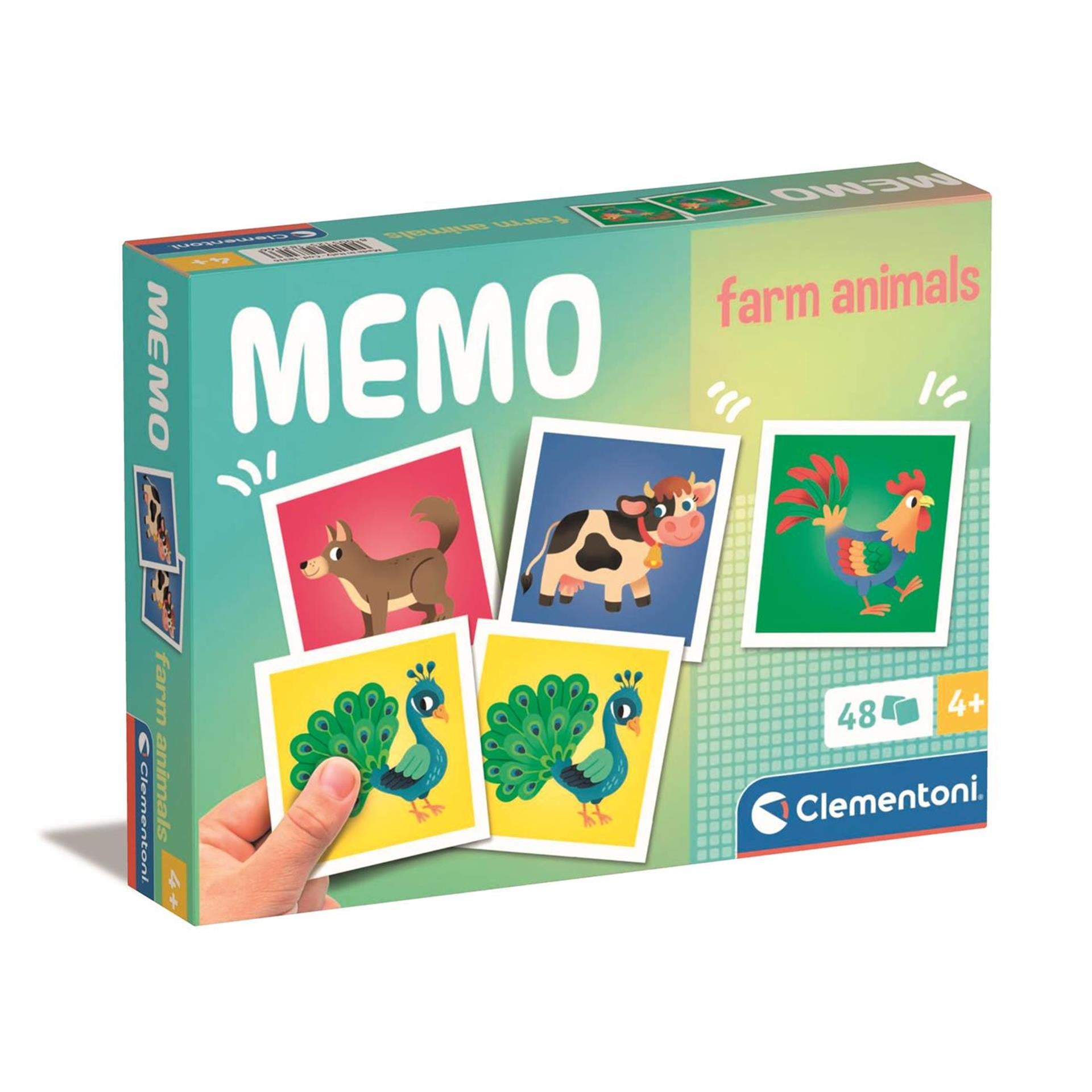 Clementoni memoriespel boerderijdieren
