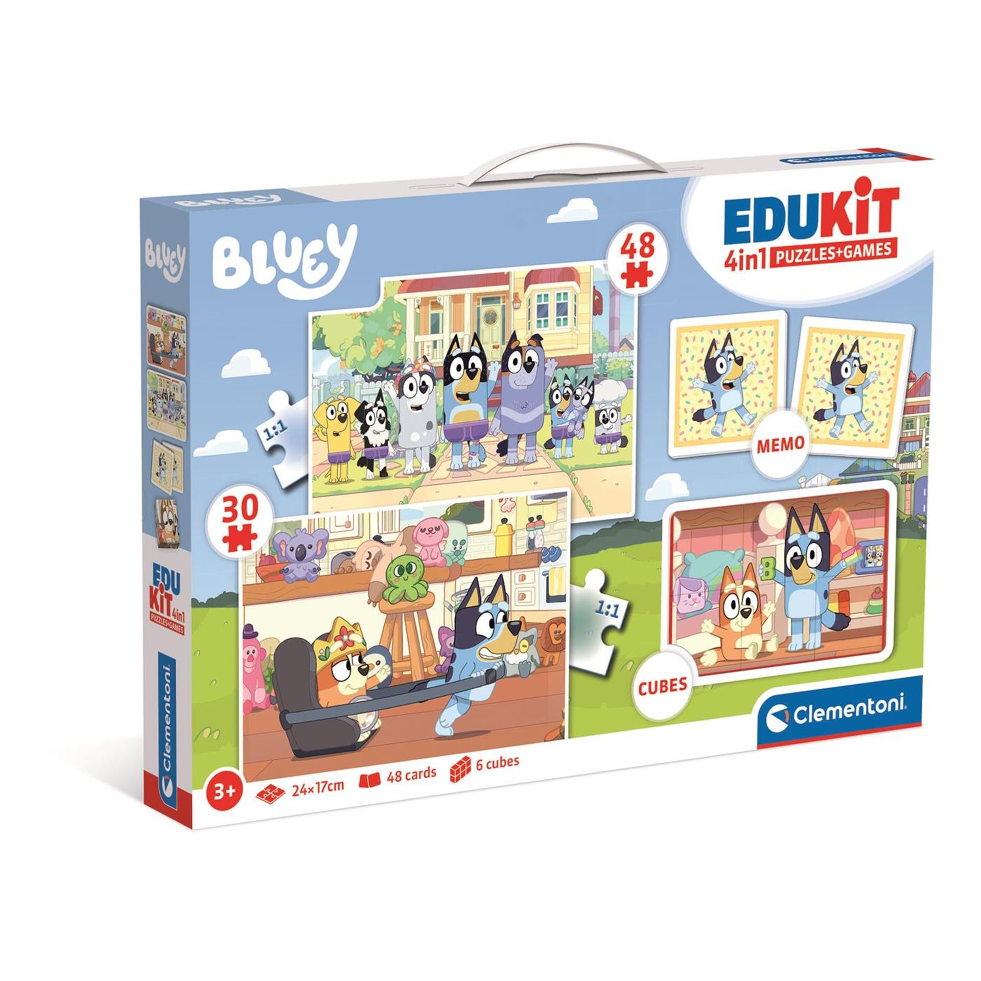 Clementoni edukit 4in1 blauw