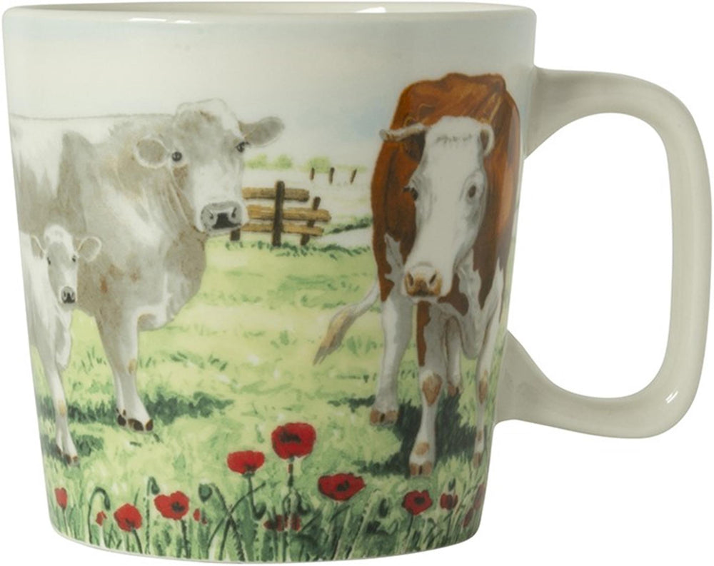 Wiebe van der zee wiebe's farm minimok koe 230ml doos a 6 stuks porselein