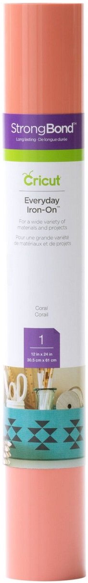 Cricut everyday iron-on 60x30cm coral