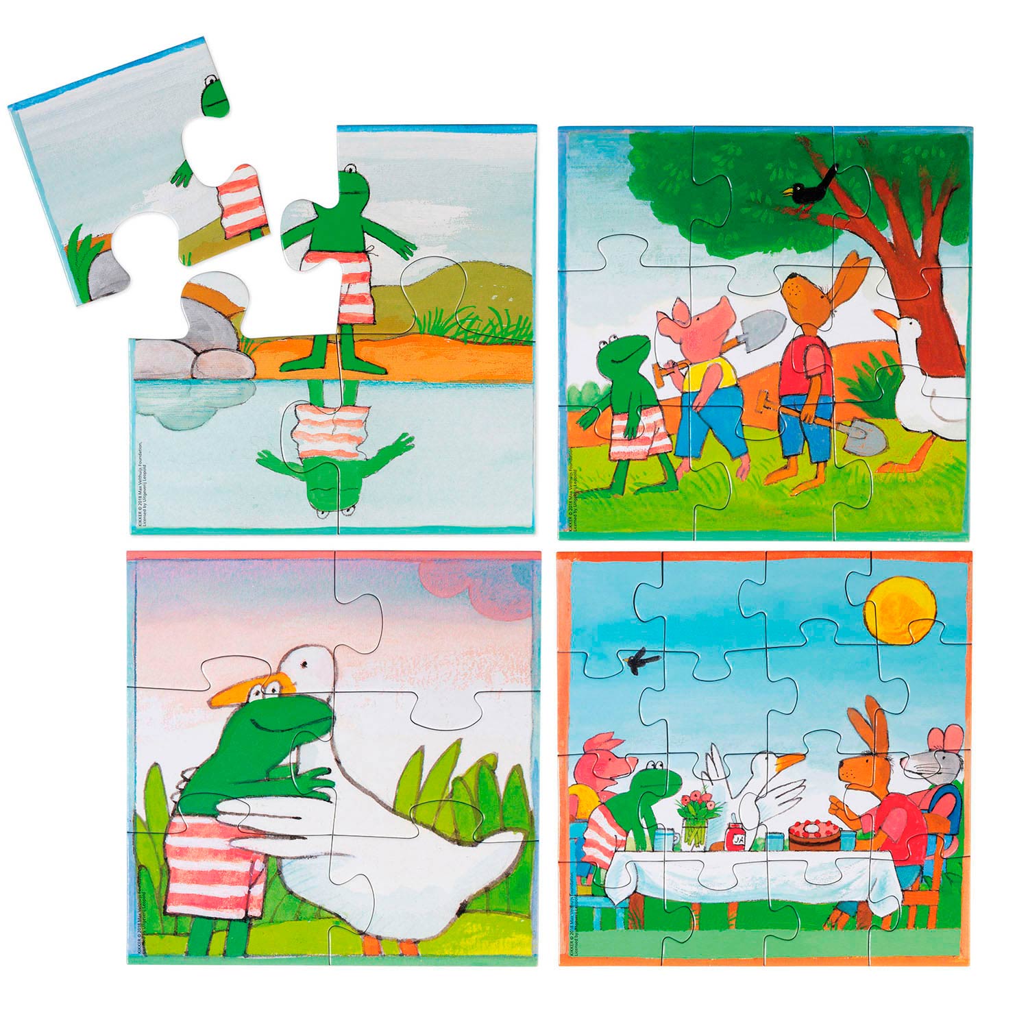 De wereld van Kikkerpuzzel, 4in1
