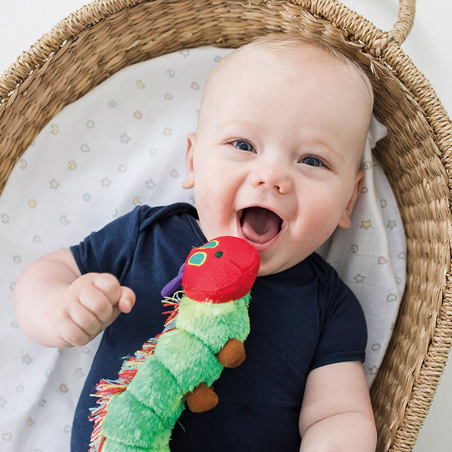 Bambolino speelgoed rupsje nooitgenoeg pluchen knuffel, 26cm