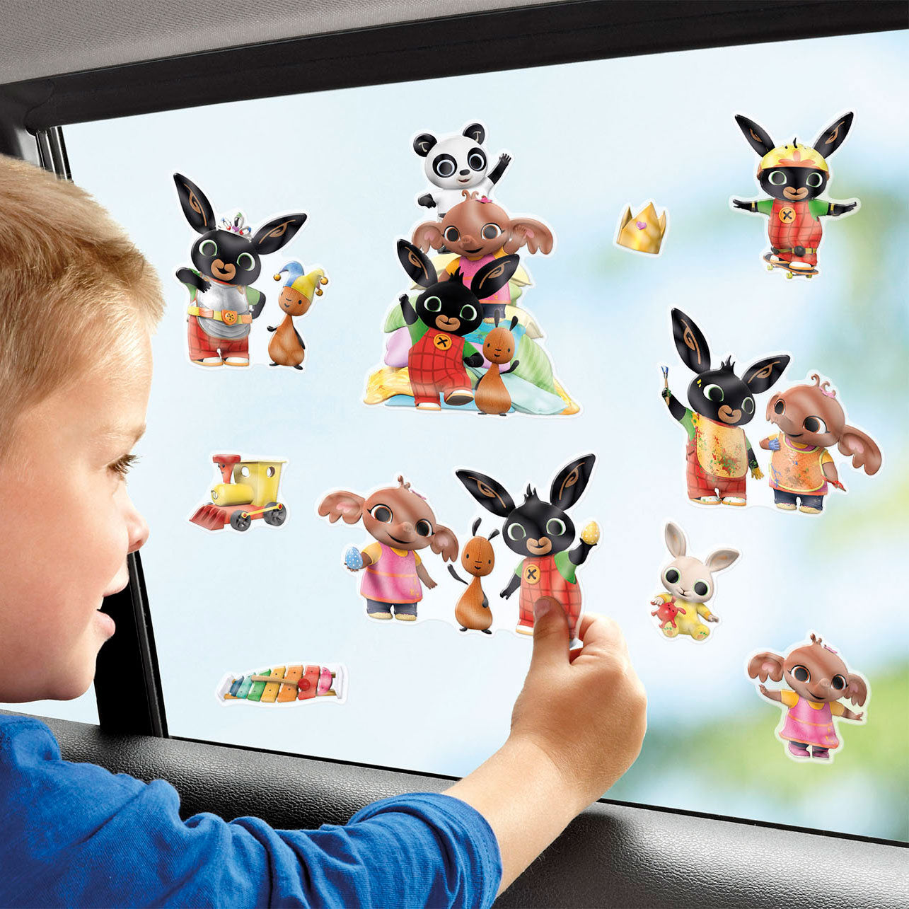 Totum bing raamstickers, 50st.