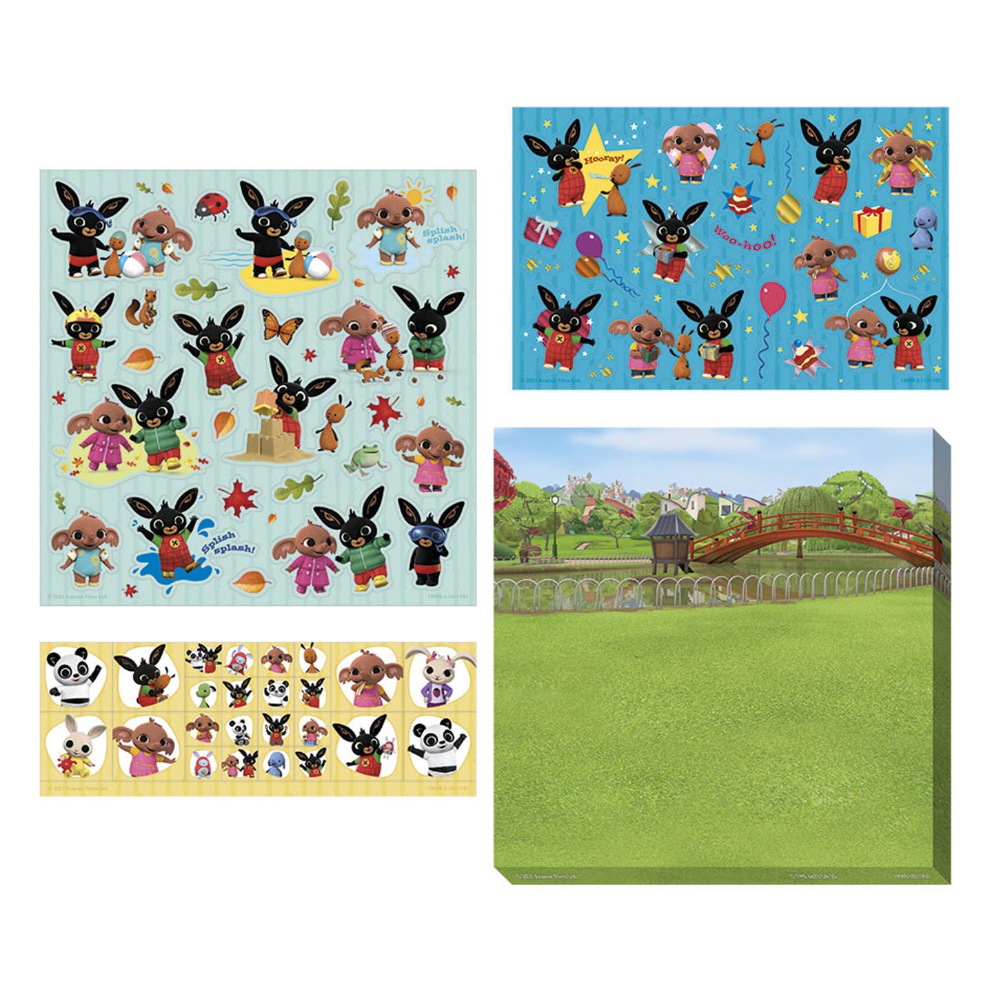Bambolino speelgoed bing stickerset