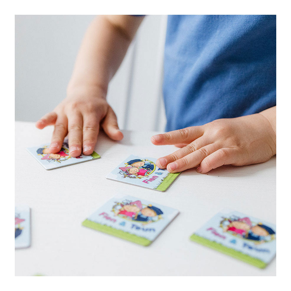 Fien & Teun memo game - memory game educational toys - farm - bambolino toys - from 3 years