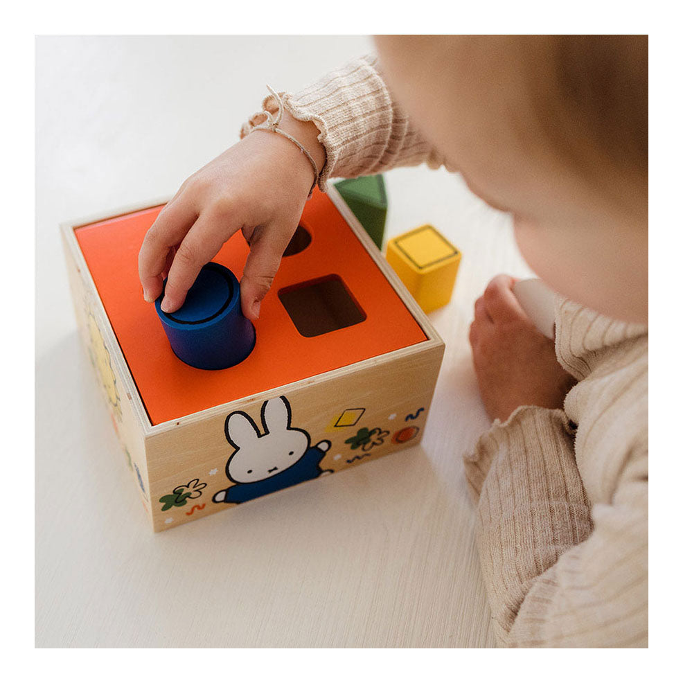 Bambolino Miffy Wooden Shape Sorter. 3+