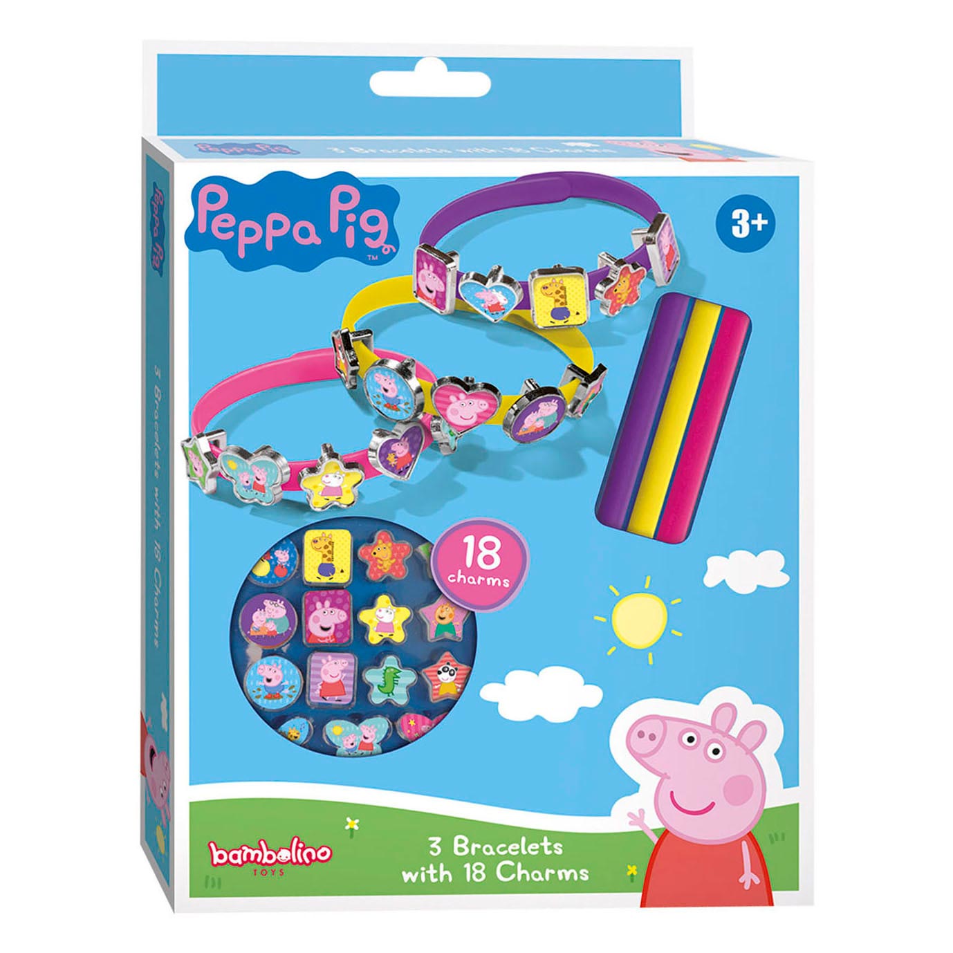 Bambolino peppa pig schuifarmbanden
