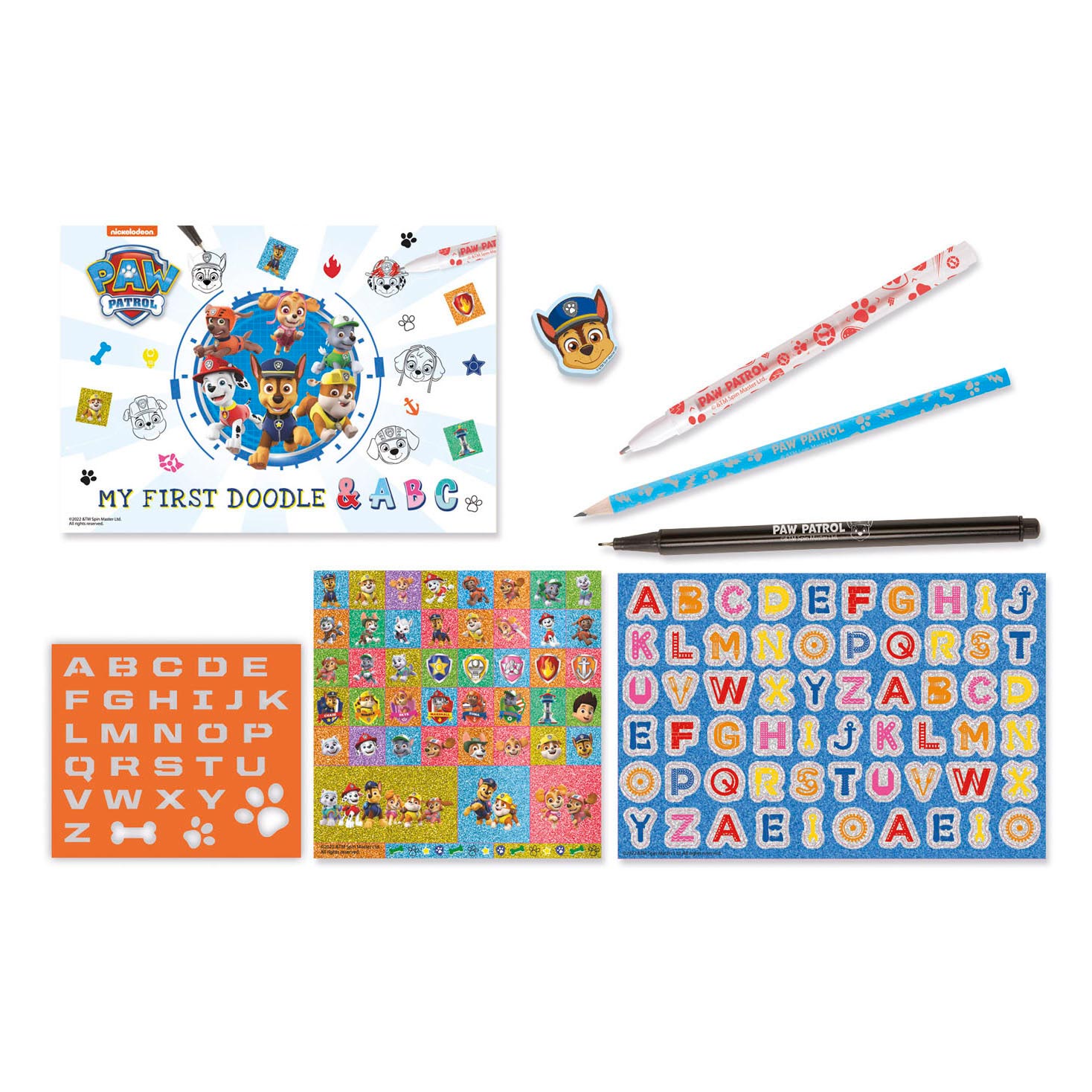 Totum PAW Patrol - Mijn eerste Doodle + ABC Leren Schrijven