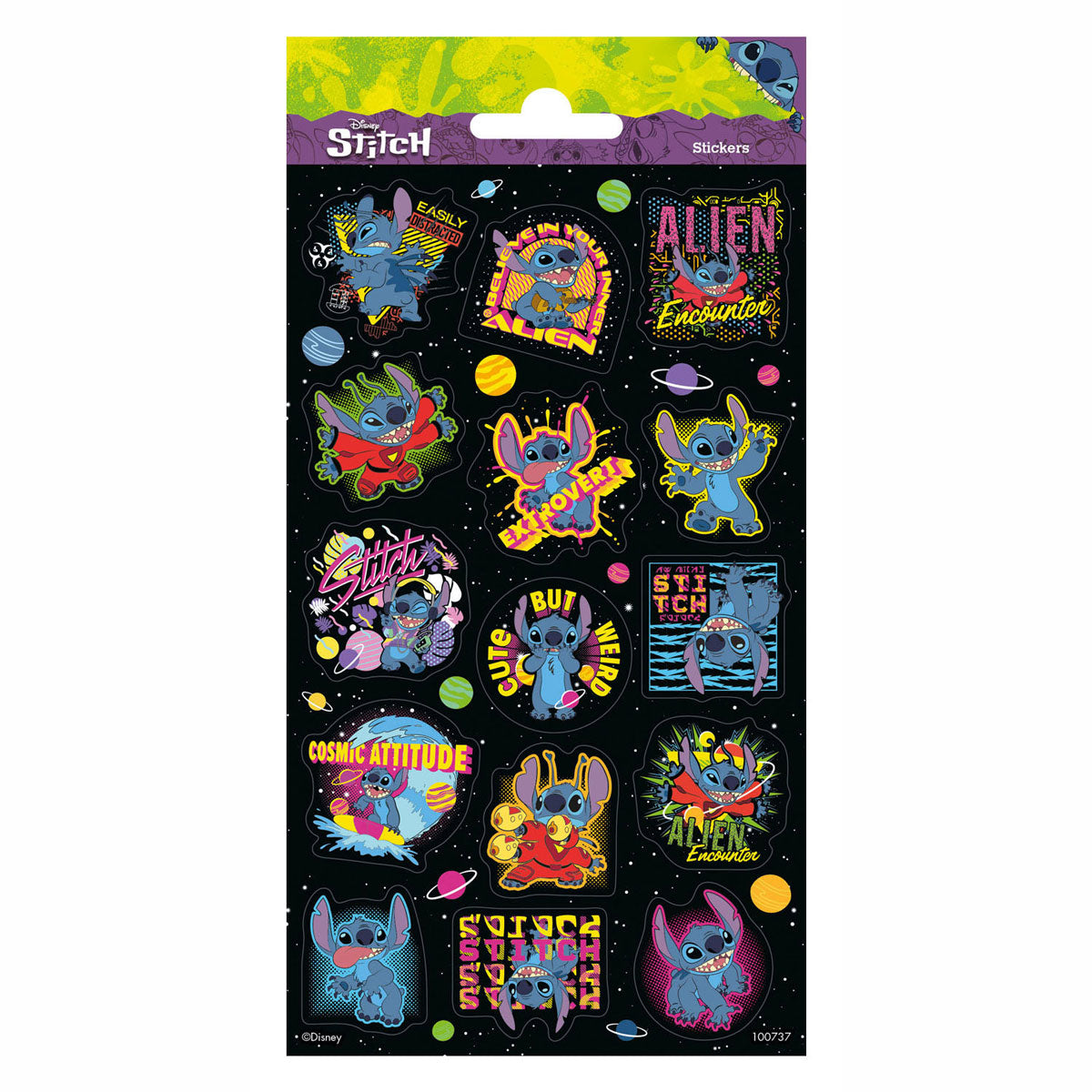 Totum stickervel twinkle disney stitch