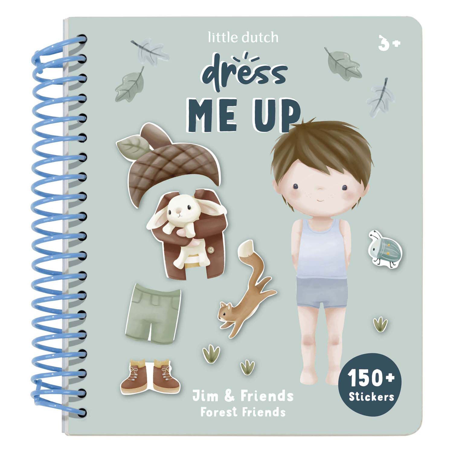 Little Dutch aankleedstickerboek Jim Forest Friends