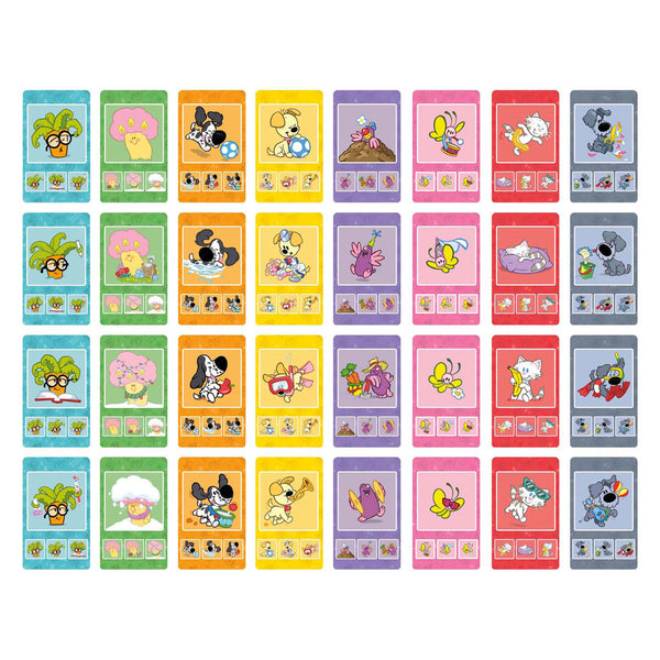 Woezel pip kwartet - 32 kaarten - 8 kwartetten - peuter en kleuter speelgoed - voor meisjes en jongens - vanaf 3 jaar - speelgoed kinderen - bambolino toys