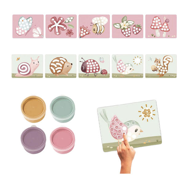 Little dutch vingerverf fairy garden - complete set - cadeautip - creatief speelgoed