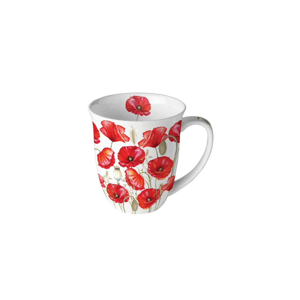 Ambiente mok 0.4 l poppy all over wit