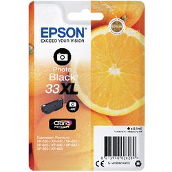 Epson Singlepack Fotozwart 33XL Claria Premium Inkt