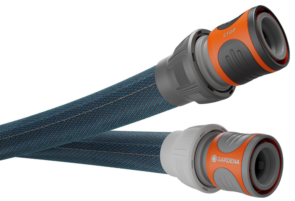 Gardena textielslang liano xtreme 19 mm (3 4”), 20 m (donkergrijs oranje)