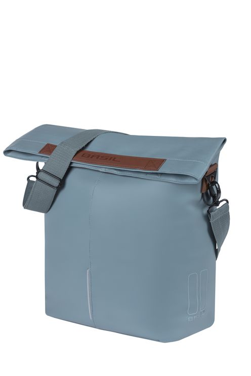 Basil tas city shopper blauw | mik hooks | 16l