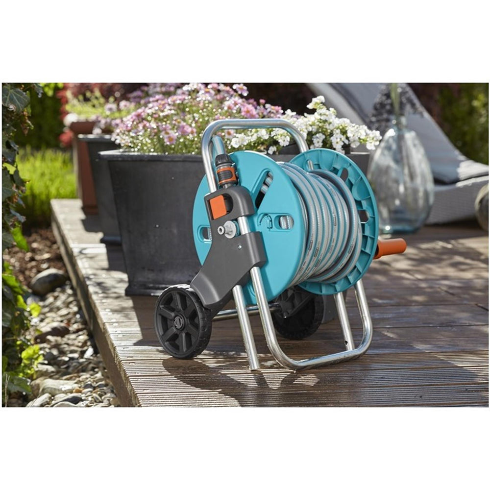 Gardena aquaroll s tuinslang haspel op wielen 20 meter slang