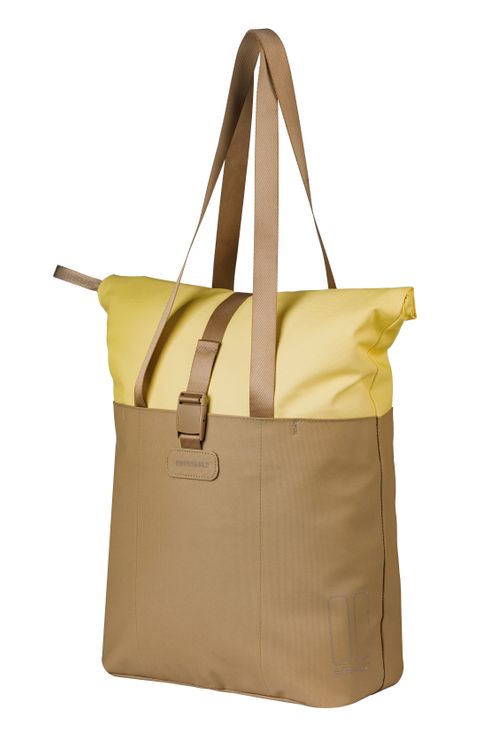 Basil tas vive shopper zand geel | mik hooks | 20l