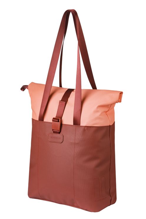 Basil tas vive shopper bordeaux roze | mik hooks | 20l