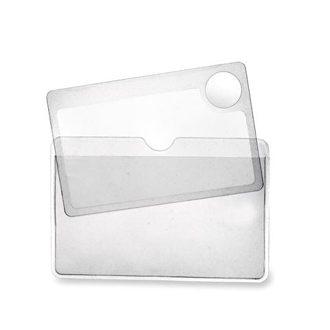 Carson zakloep wm-01 2,5x creditcard-formaat loep met 6x spotlens