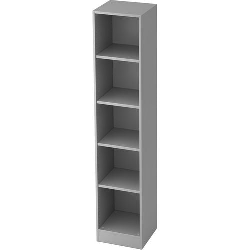 Bach boekenkast hammerer 5fh 5 compartimenten grijs 2004 x 406 x 400 mm